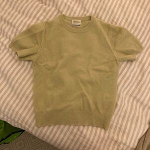 Berkeley Soft Green 100% Cashmere Sweater